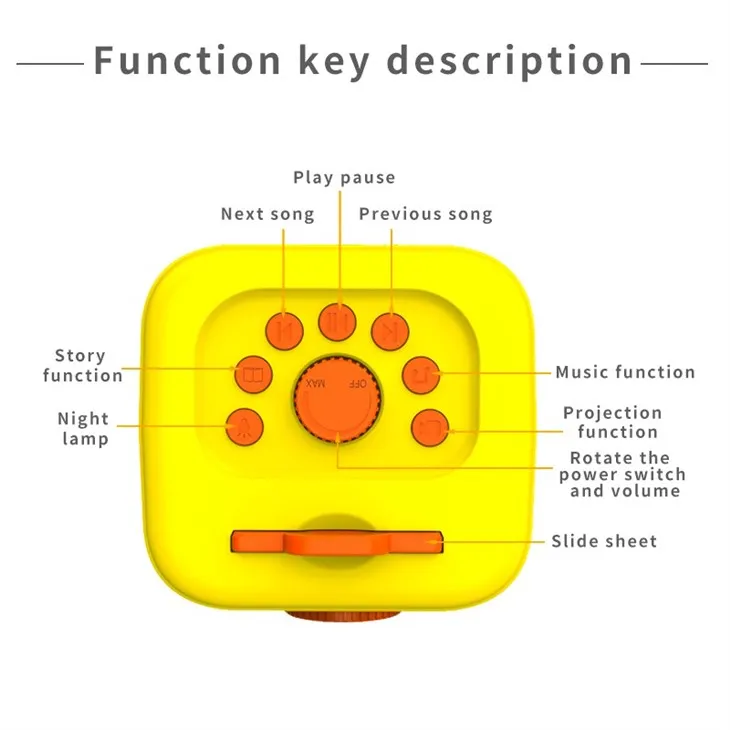 Kids Projector Toy – Interactive Story & Music Projector For Bedtime Fun