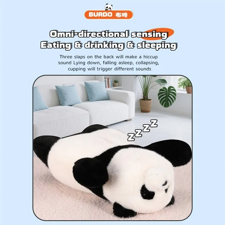 Wifi AI Panda Toy Blinking Eyes Repeat Voice For Kids Gift